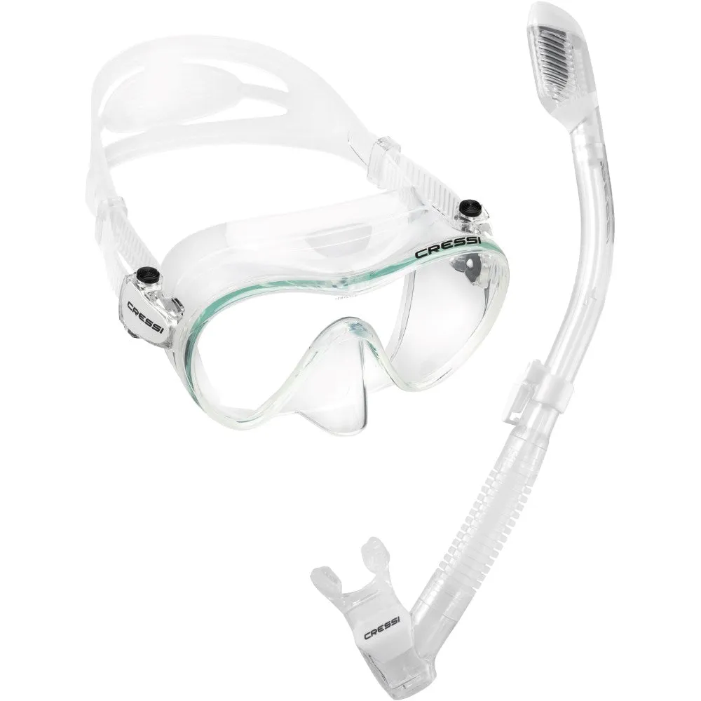 Cressi F1 Mask   Dry Snorkel MS Set