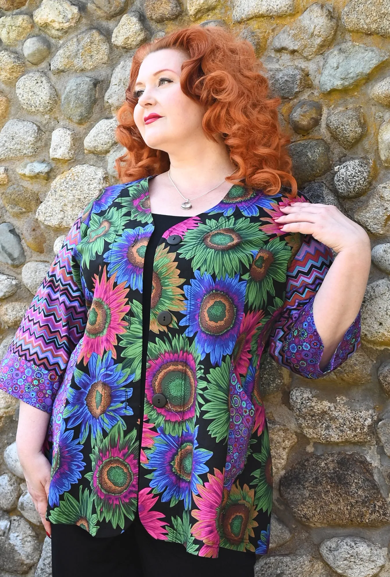 Delilah Dream Coat - Dark Sunflower