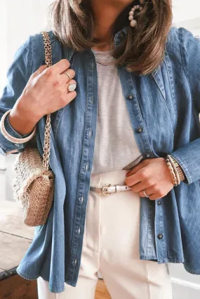 Dolled Up In Denim Top