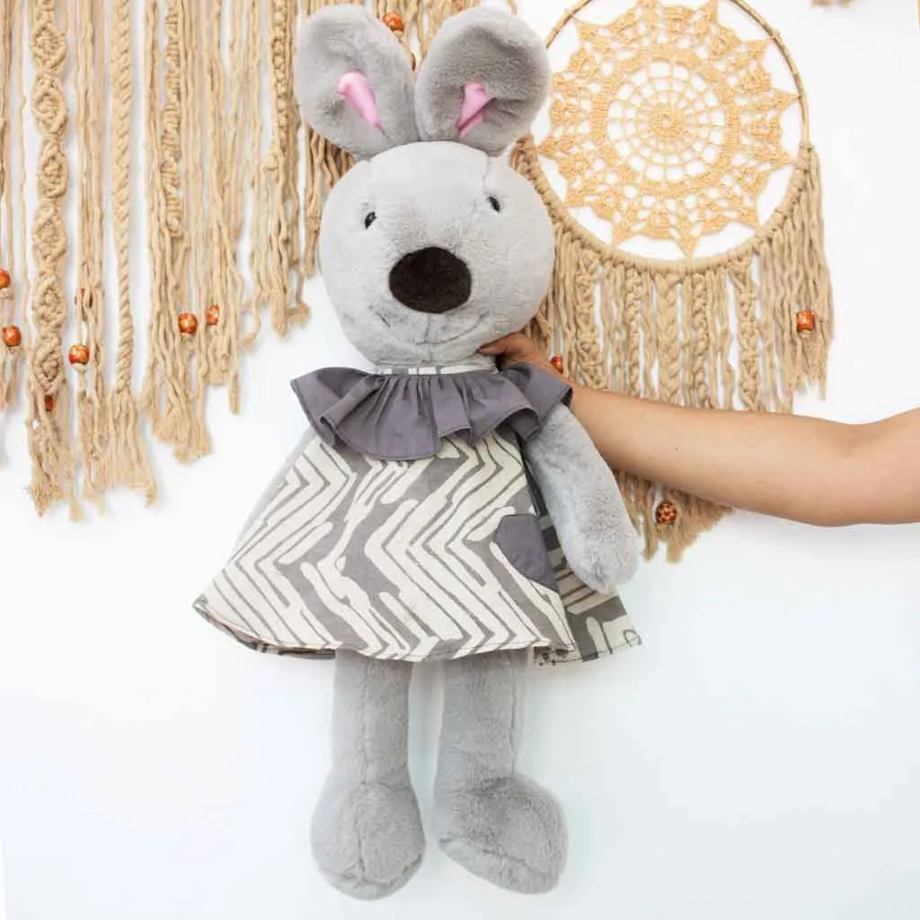 Dresses for Snuggles - Bunny Plush Toy