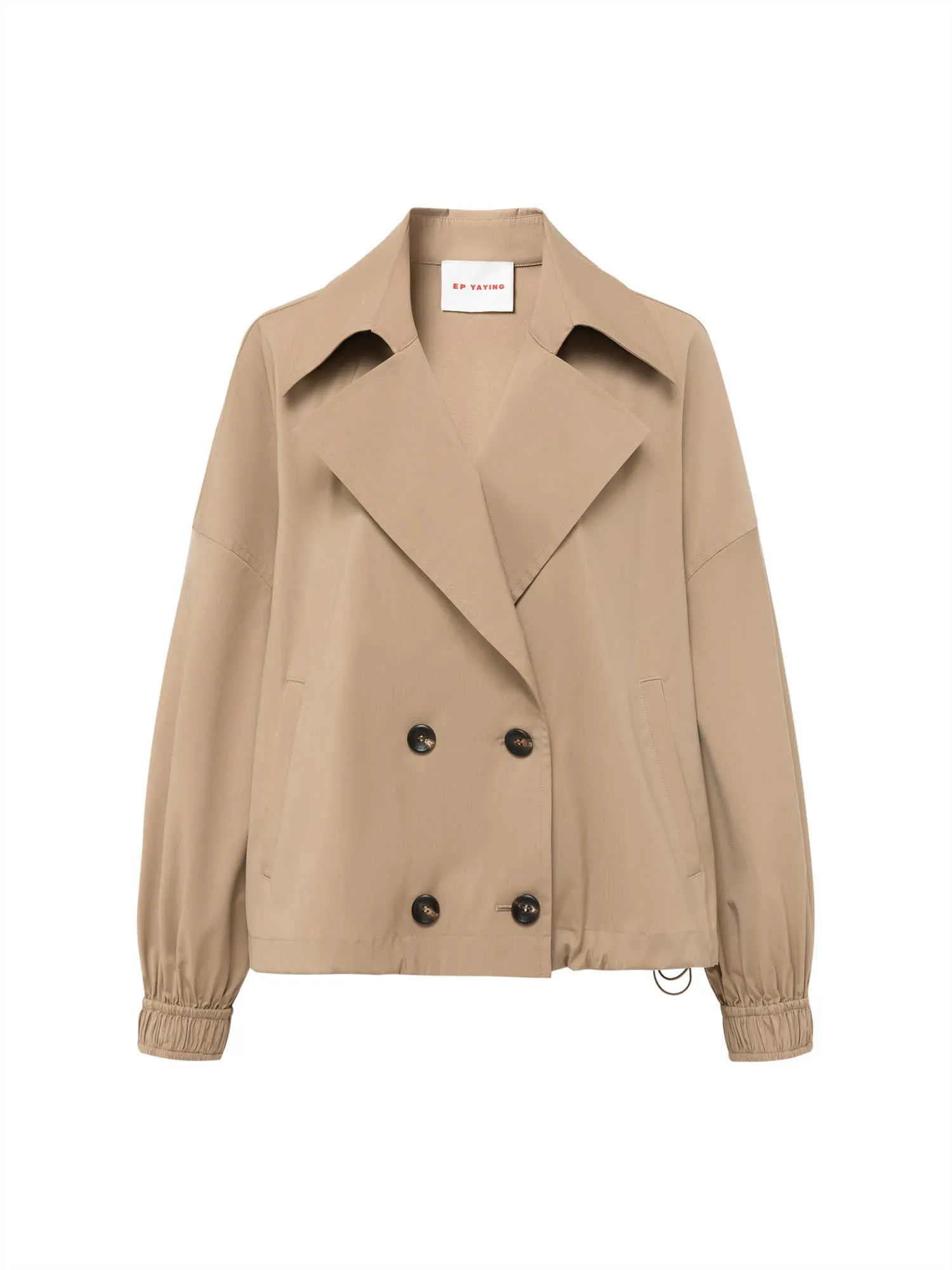 EP YAYING Short-cropped Trench Coat EGJPW7101AE