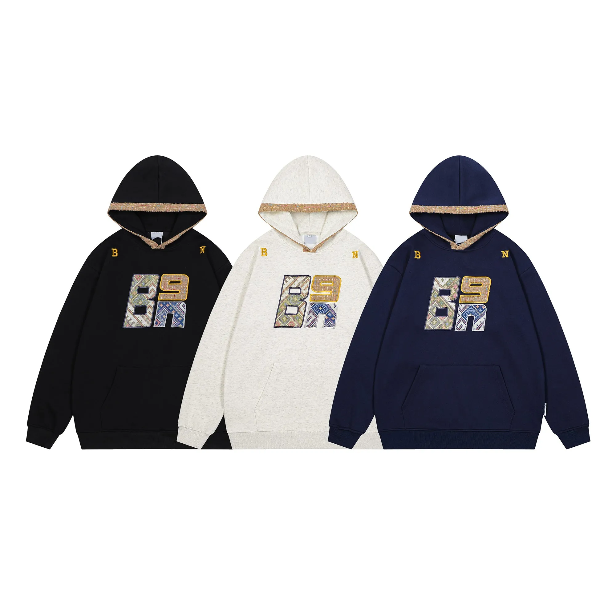 Faire Echo Hip-Hop Style Relaxed Pullover Hoodie