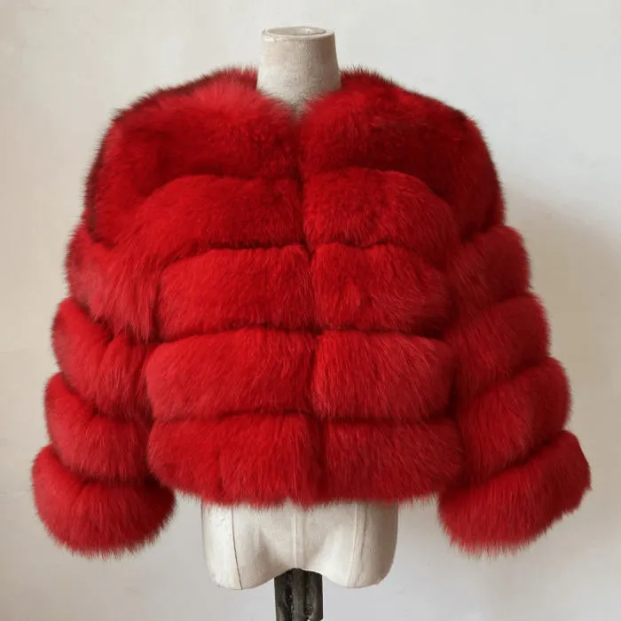 Faux Fur Bubble Coat