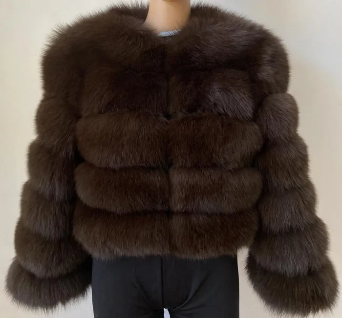 Faux Fur Bubble Coat