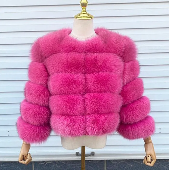 Faux Fur Bubble Coat