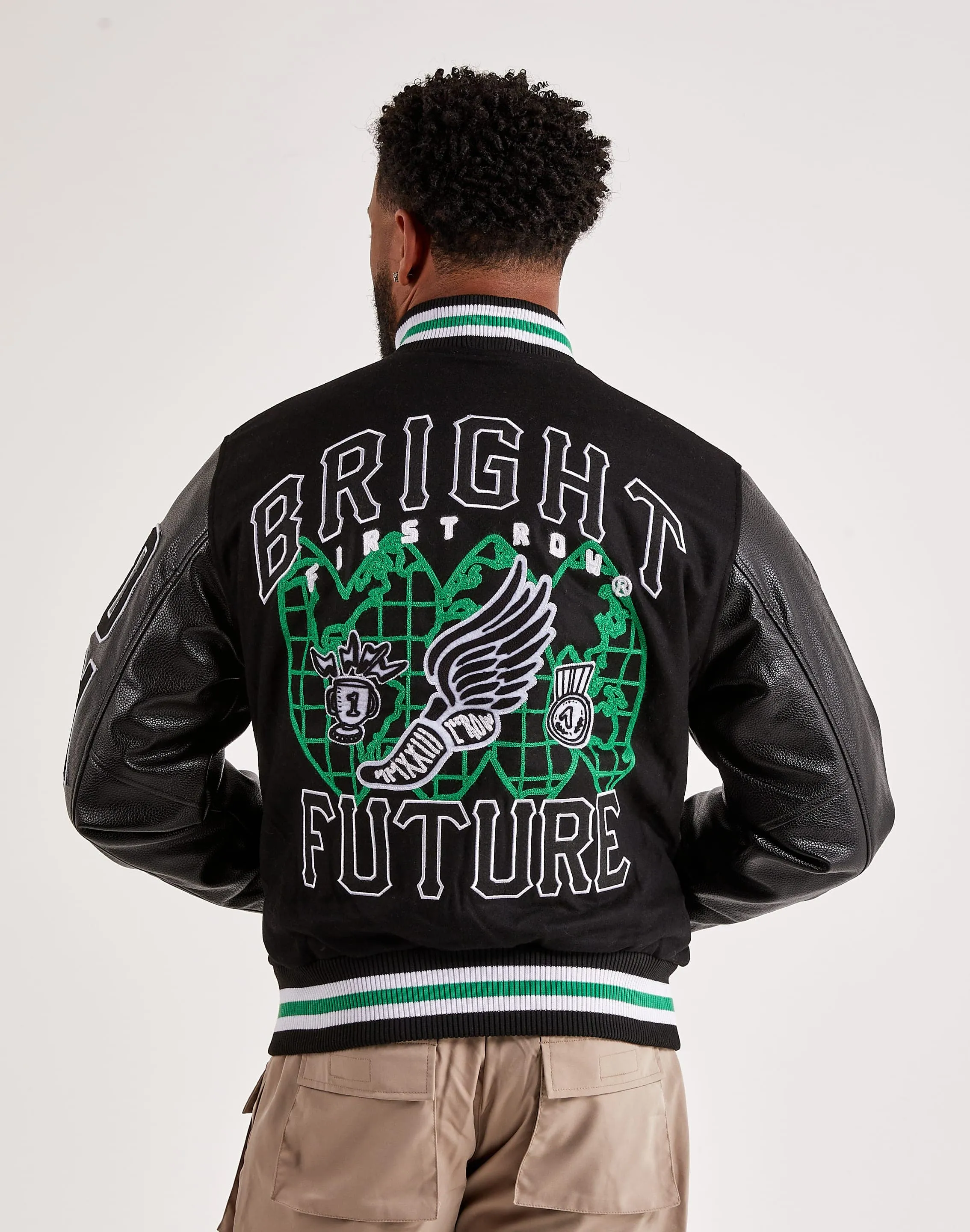 First Row Bright Future Varsity Jacket