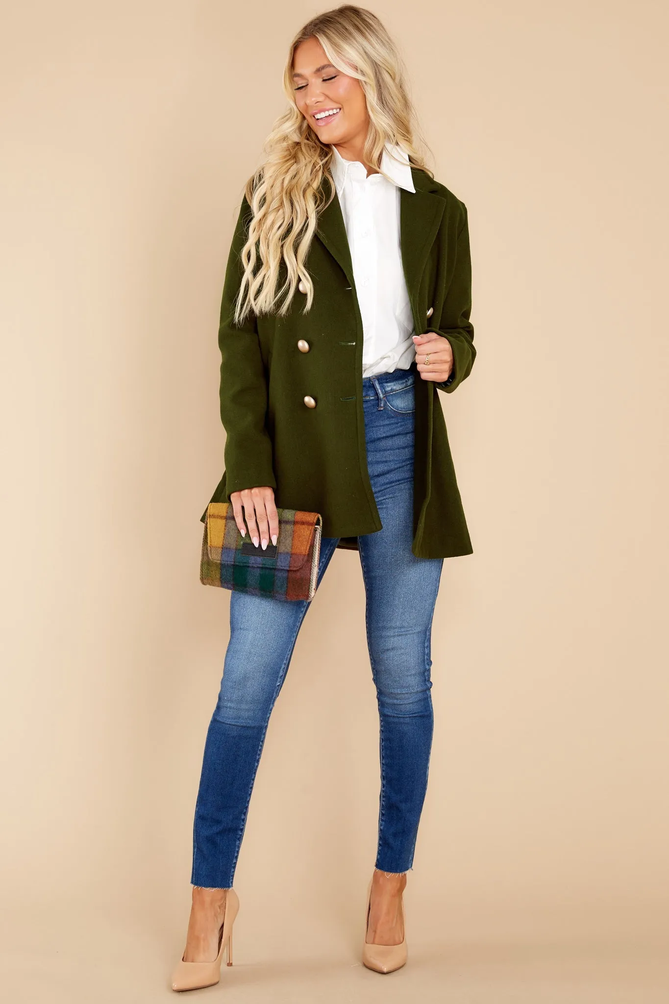 Fit For A Queen Olive Green Coat