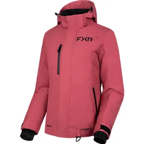 FXR Womens Fresh Snowmobile Jacket Astro Dust/Black Pink