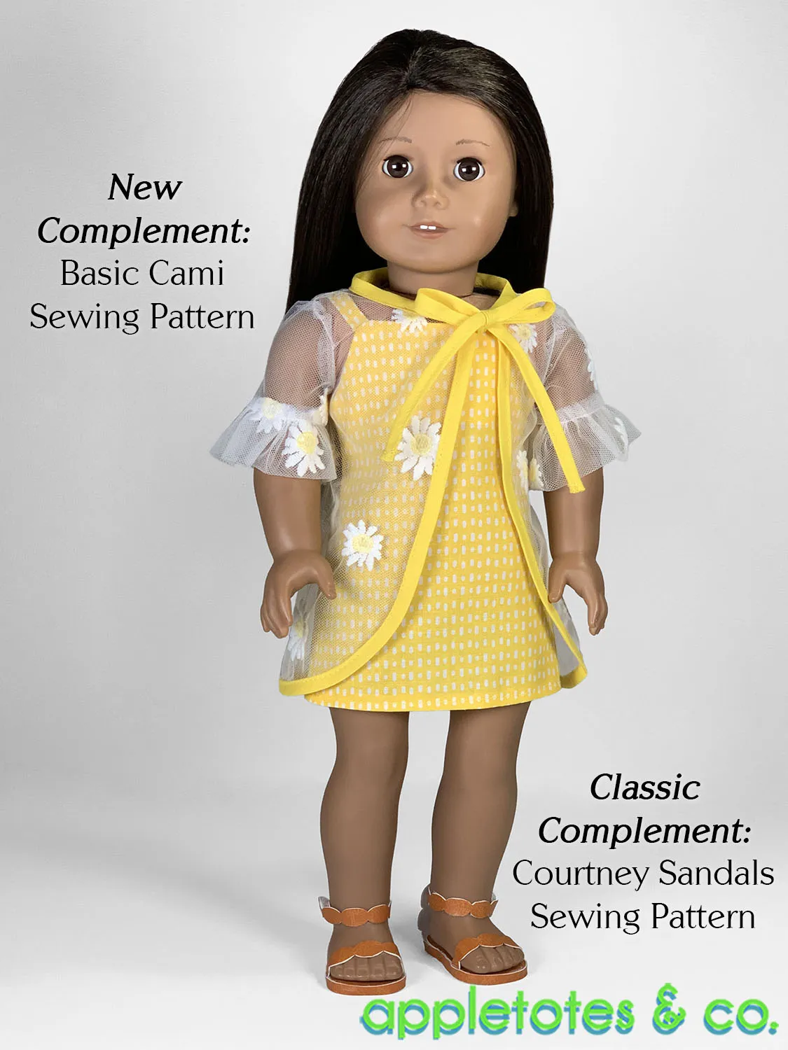 Gemma Overlay Jacket 18 Inch Doll Sewing Pattern