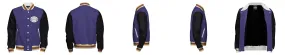 Genuine Leather & Wool Letterman Jacket