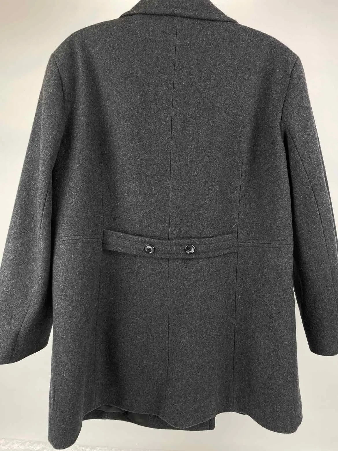 GH Bass & Co Size XL Gray NWOT wool Peacoat Coat