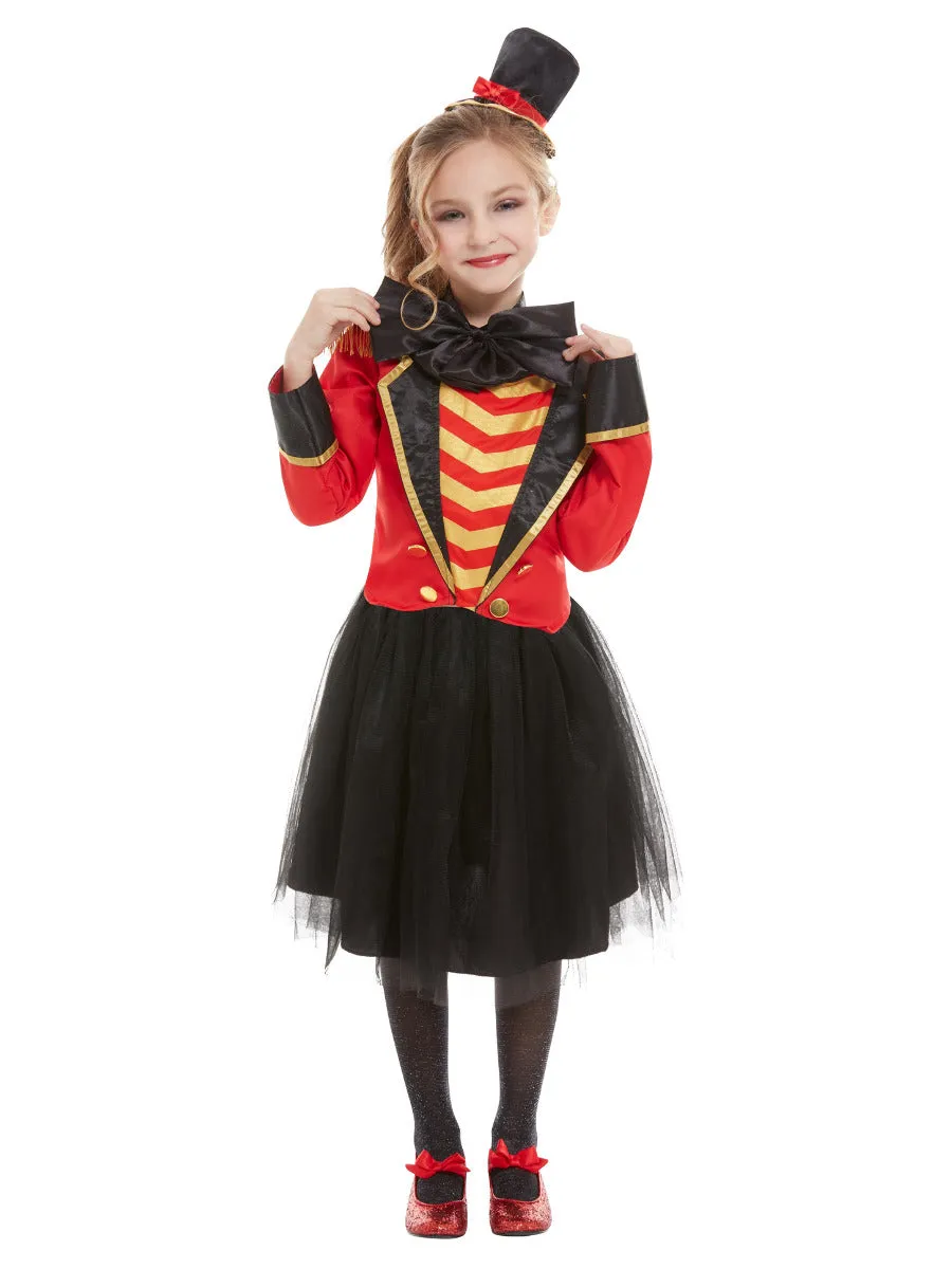 Girls Costume - Red Deluxe Ringmaster Costume