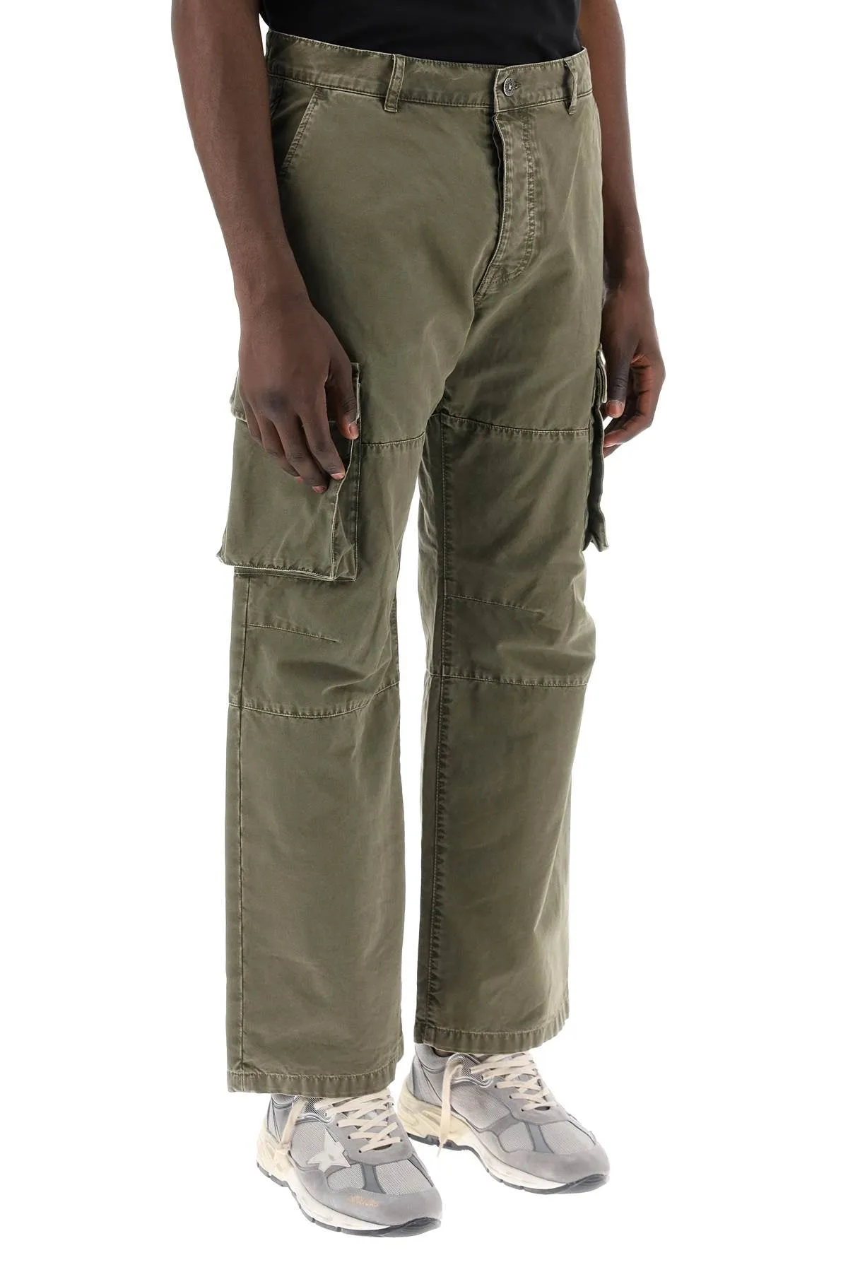 Golden Goose cargo canvas pants for men