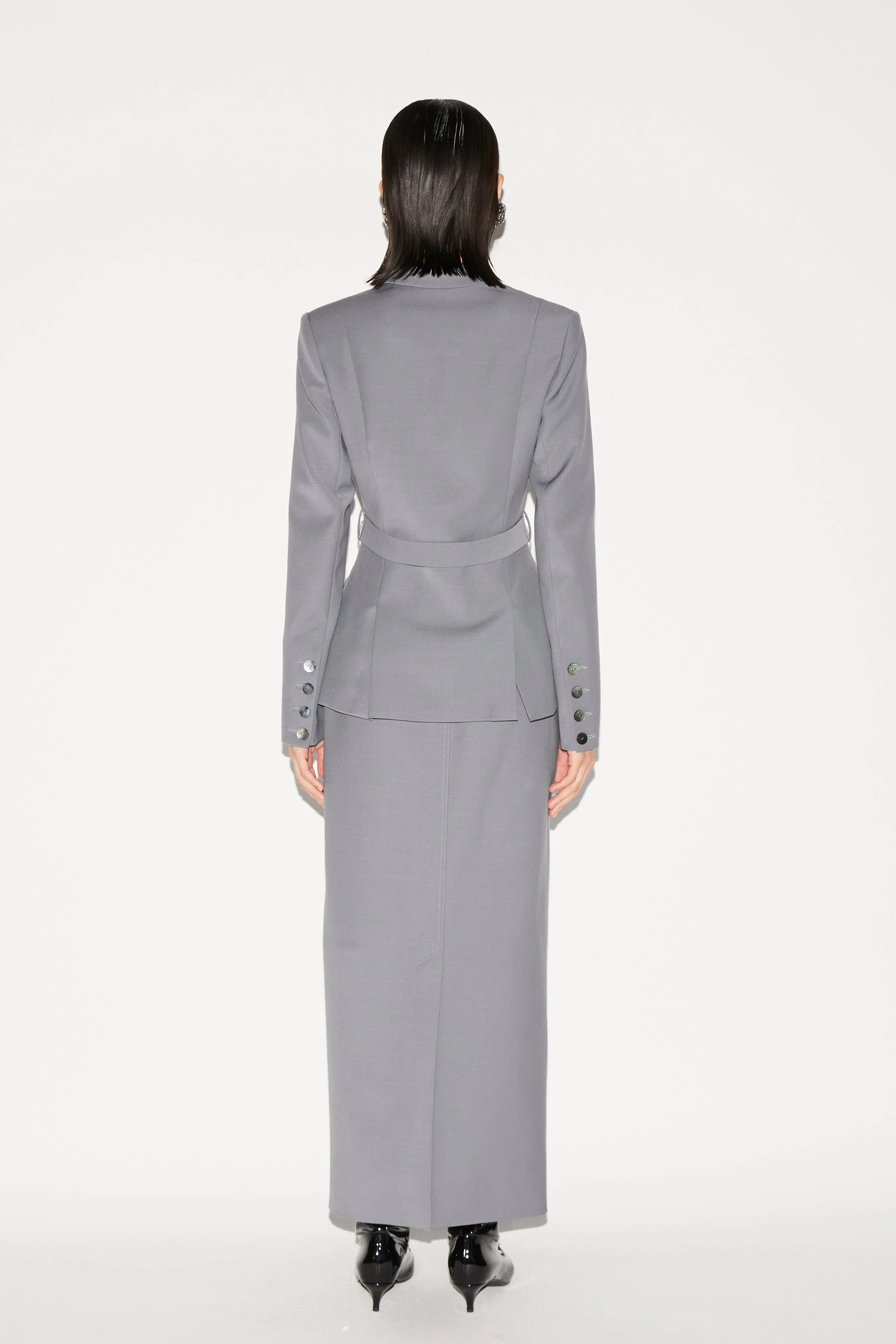 GUINEVERE SKIRT GRAY TAILORING