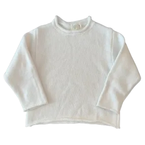 Hampton James Rollneck Sweater - White