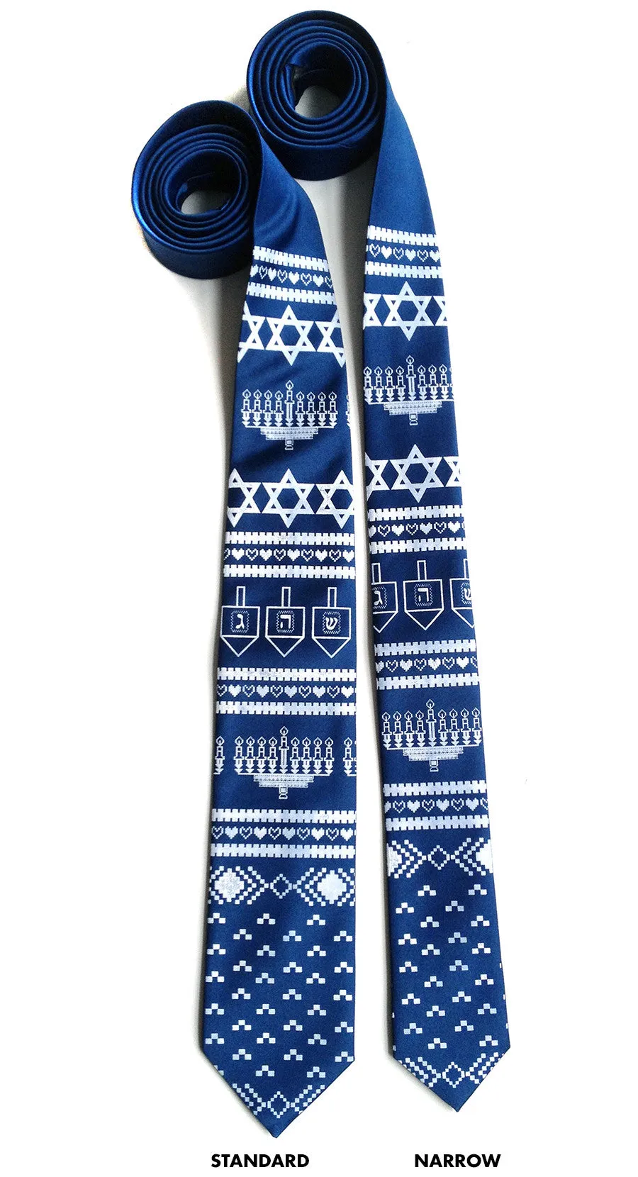 Hanukkah Sweater silk necktie