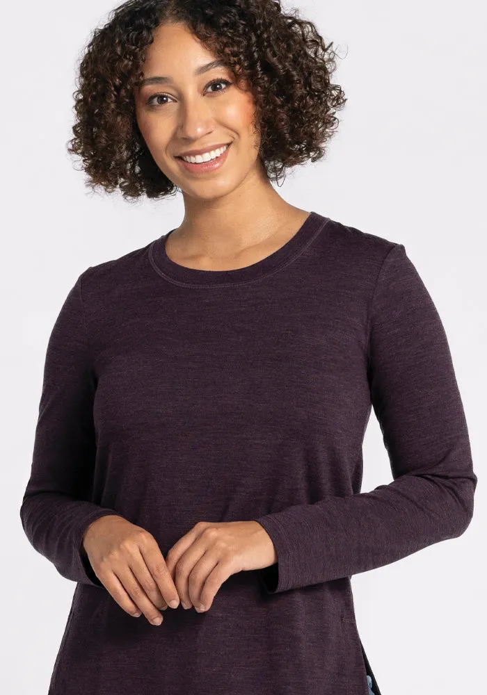 Hazel Tunic - Deep Plum