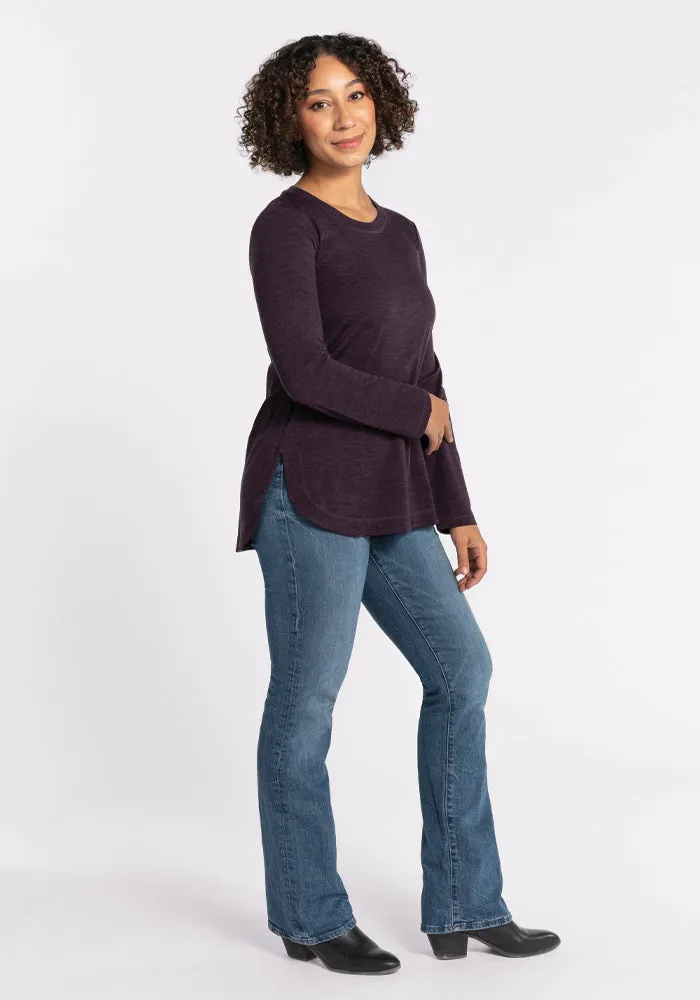 Hazel Tunic - Deep Plum