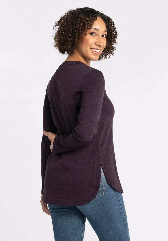 Hazel Tunic - Deep Plum