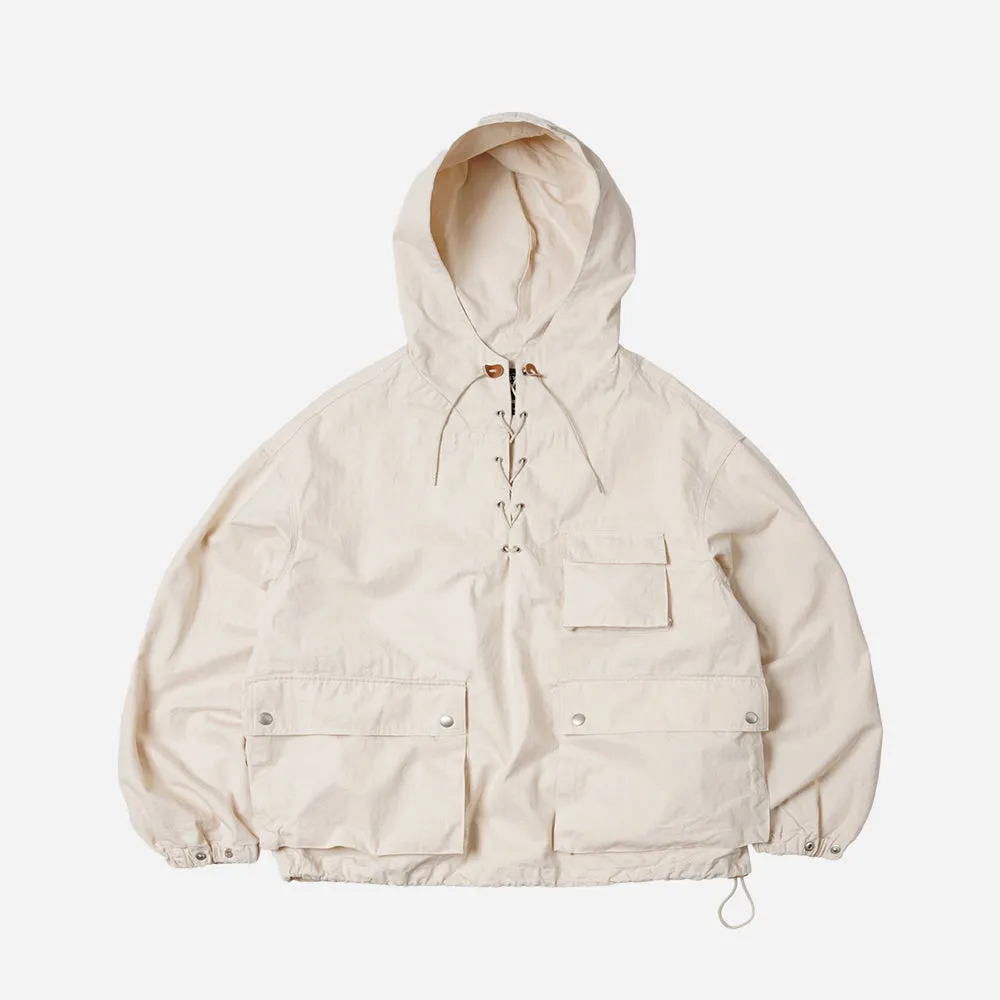 HBT USN POP OVER ANORAK PARKA JACKET - NATURAL