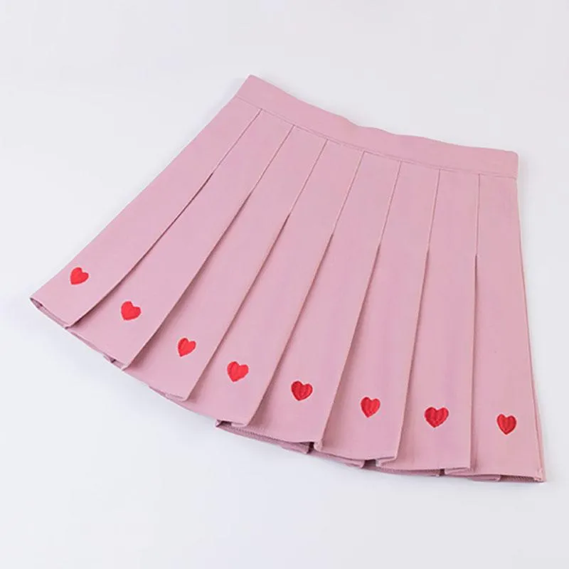 Heart Pleated Skirt SD01268