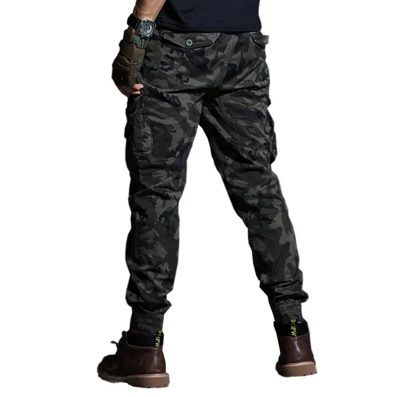 High Quality Khaki Casual Pants Men Military Tactical Joggers Camouflage Cargo Pants