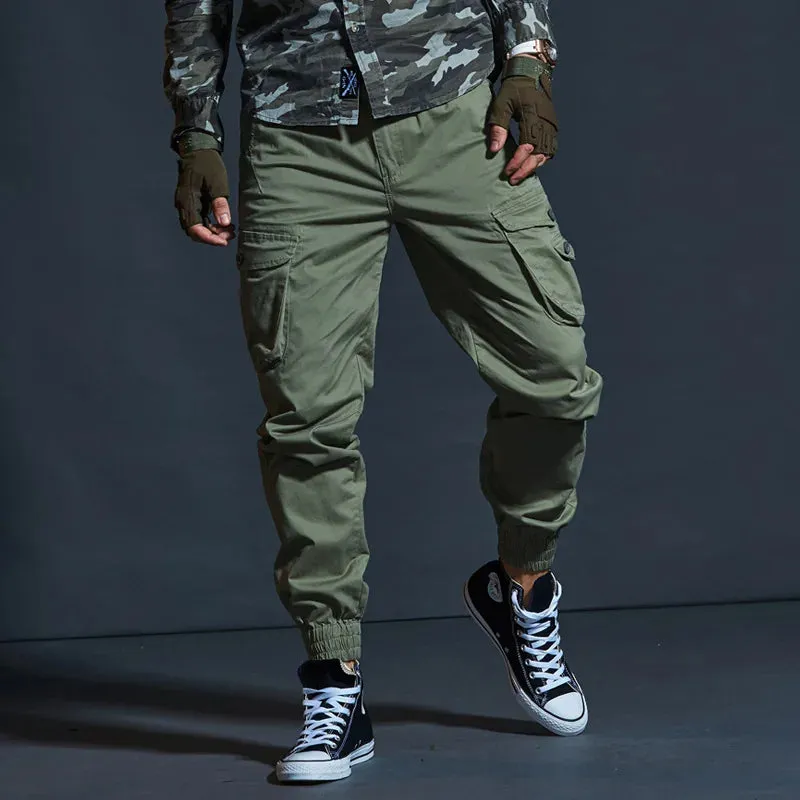 High Quality Khaki Casual Pants Men Military Tactical Joggers Camouflage Cargo Pants