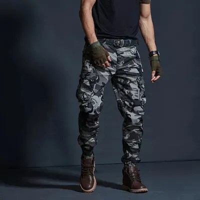 High Quality Khaki Casual Pants Men Military Tactical Joggers Camouflage Cargo Pants