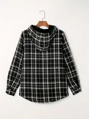 Hilary Checkered Jacket with Sherpa Lining