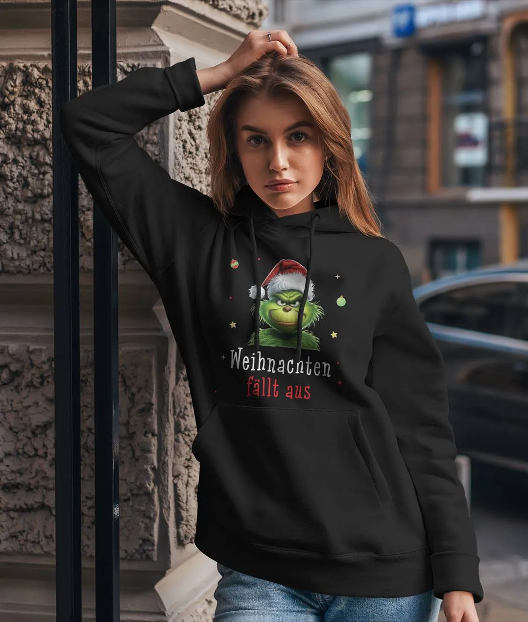 Hoodie - Grinch - Weihnachten fällt aus (CS)