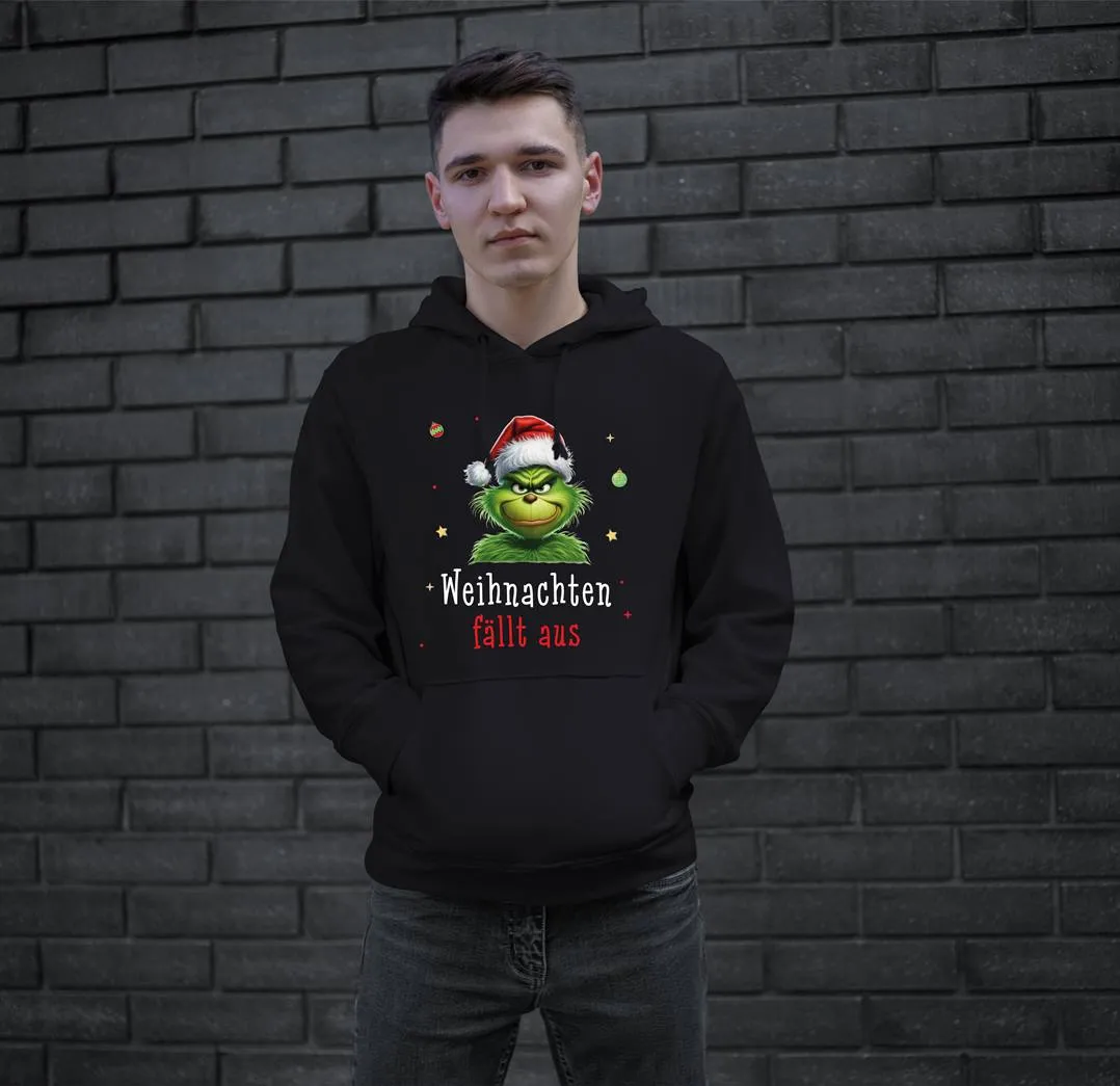 Hoodie - Grinch - Weihnachten fällt aus (CS)