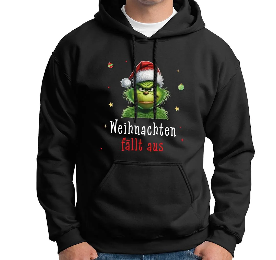 Hoodie - Grinch - Weihnachten fällt aus (CS)