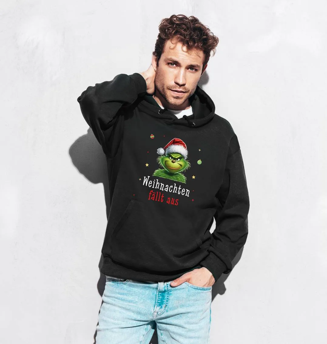 Hoodie - Grinch - Weihnachten fällt aus (CS)