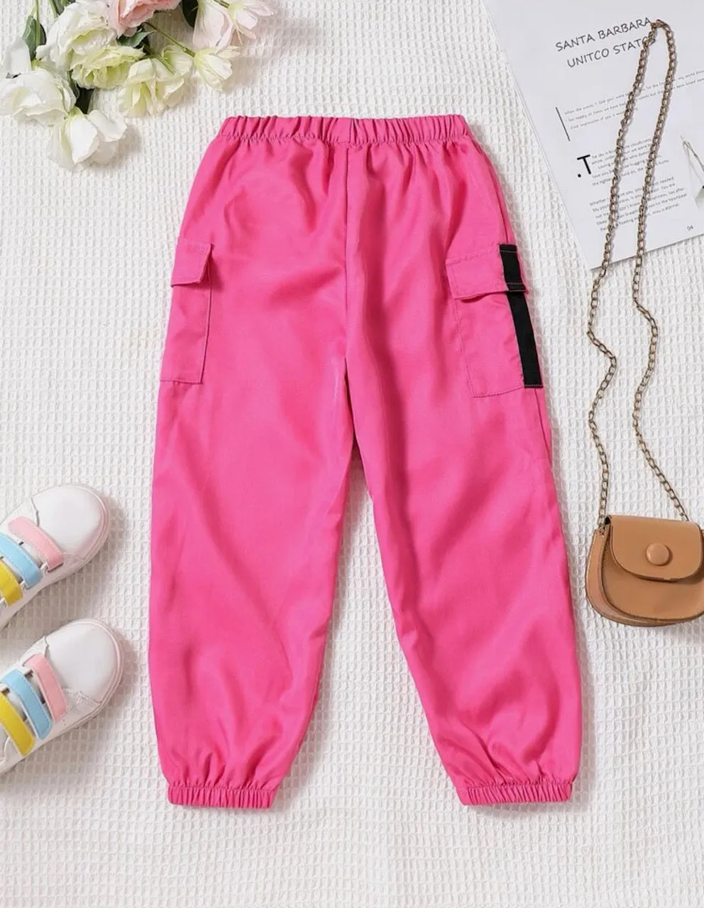 Hotter-in-Pink Girl's Cargo Pants