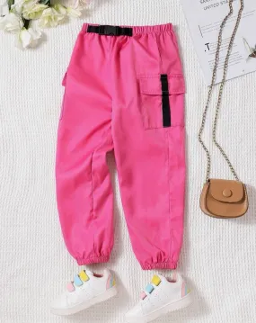 Hotter-in-Pink Girl's Cargo Pants