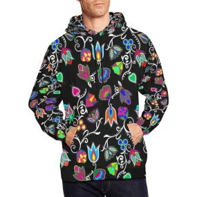 Indigenous Paisley Black Hoodie for Men (USA Size)