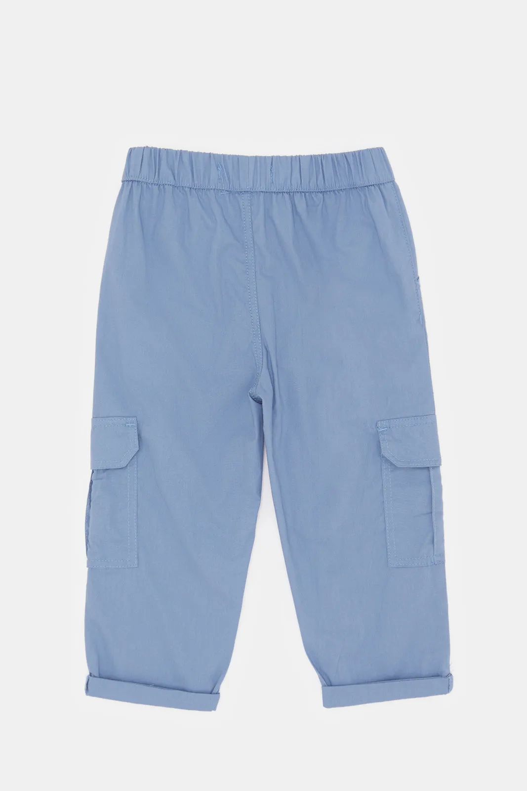 Infant Boys Blue Cargo Pants