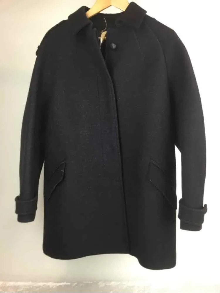 Isabel Marant Etoile Size M Dark Navy Wool Blend Car Coat Coat