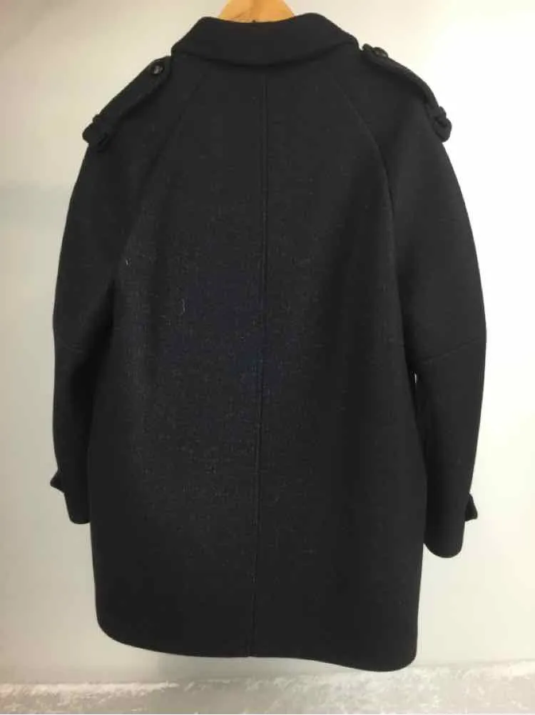 Isabel Marant Etoile Size M Dark Navy Wool Blend Car Coat Coat