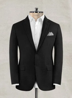 Italian Wool Cashmere Black Jacket