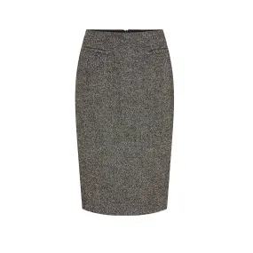 Joan Tailored Wool Skirt