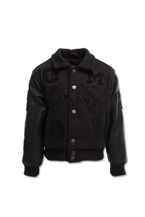 Kids Pioneers Varsity Jacket (Noir)