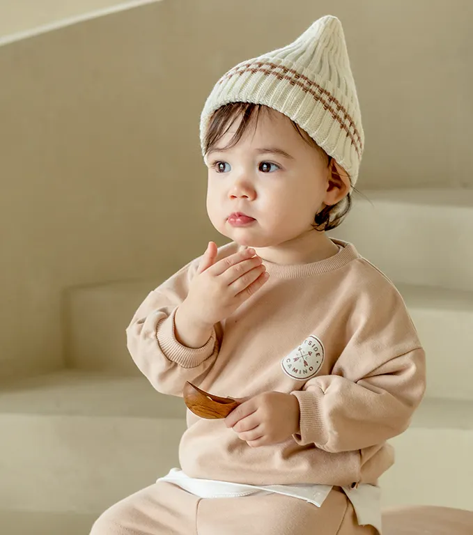 Knit Baby Beanie-Jini