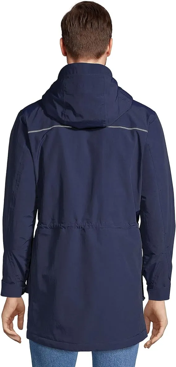 Lands' End Mens Squall Parka Radiant Navy Tall XX-Large