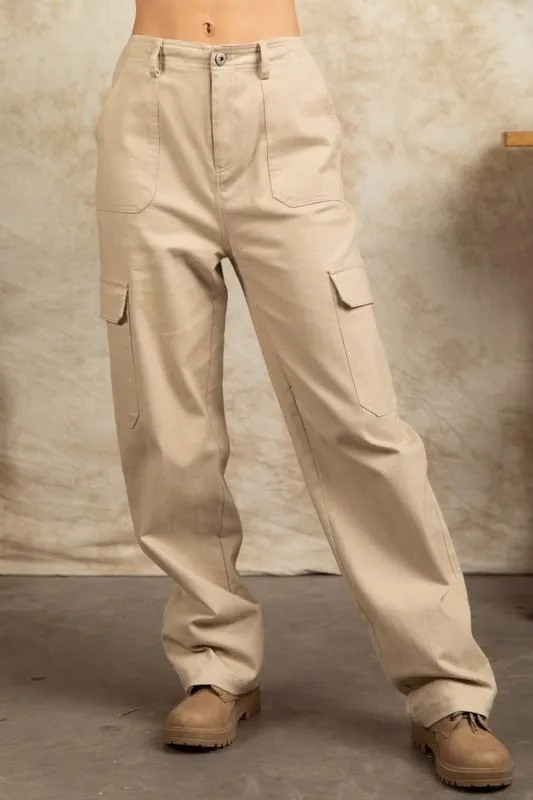 Low Waist Cargo Pants