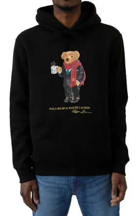 Lunar New Year Polo Bear Hoodie - Classic Black Pullover