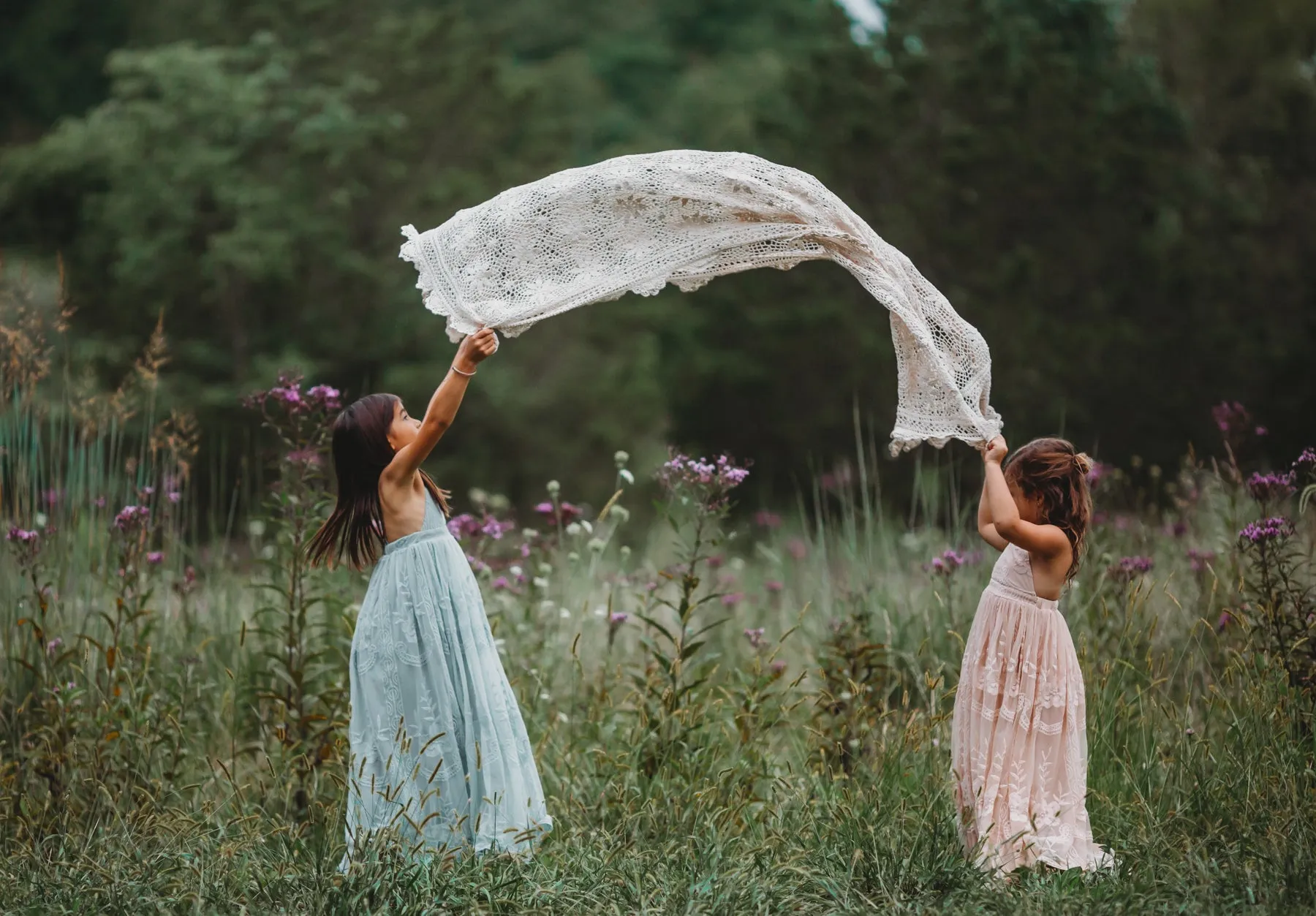 Madeline Lace Dress (natural pink)