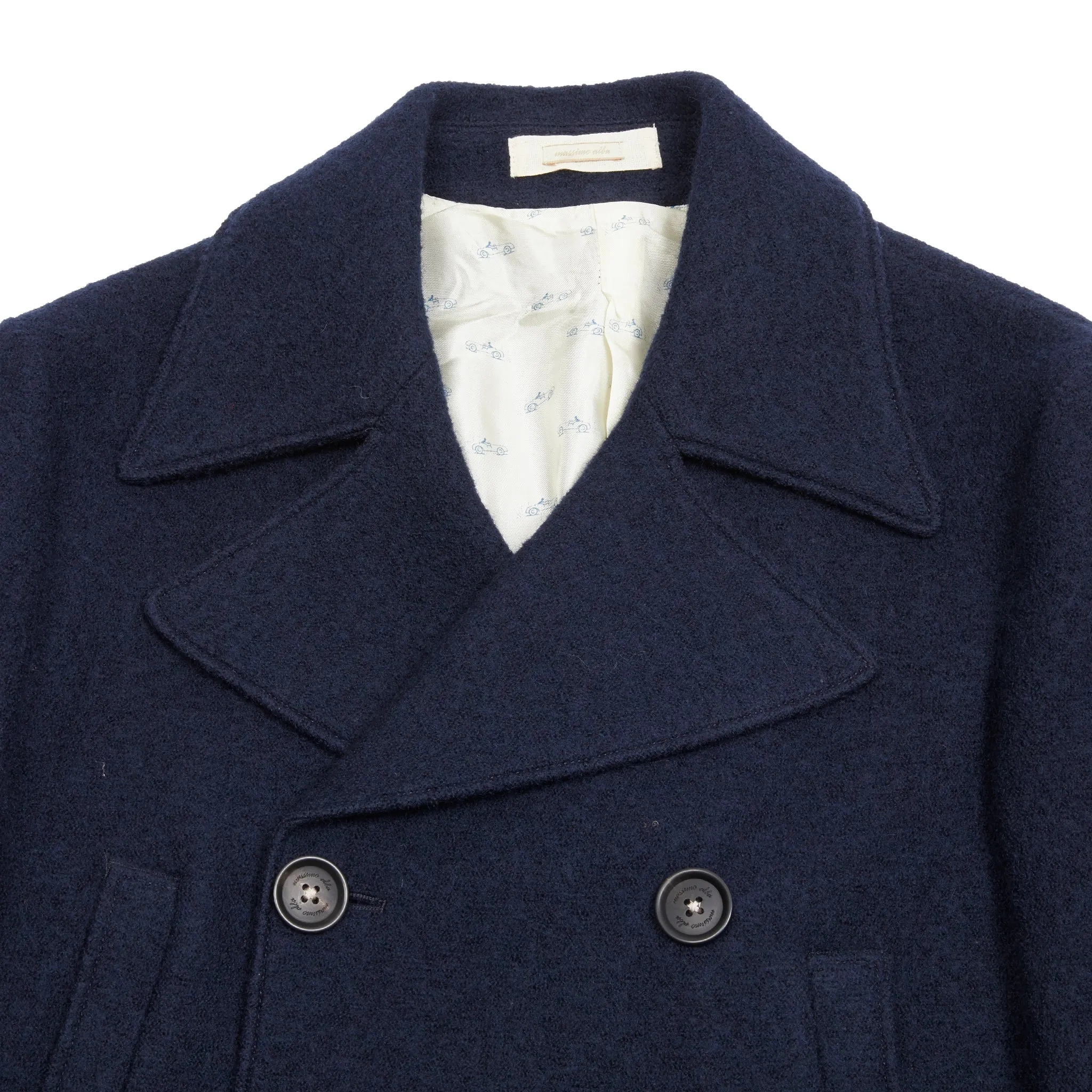 Massimo Alba Belagio Peacoat in Dark Blue