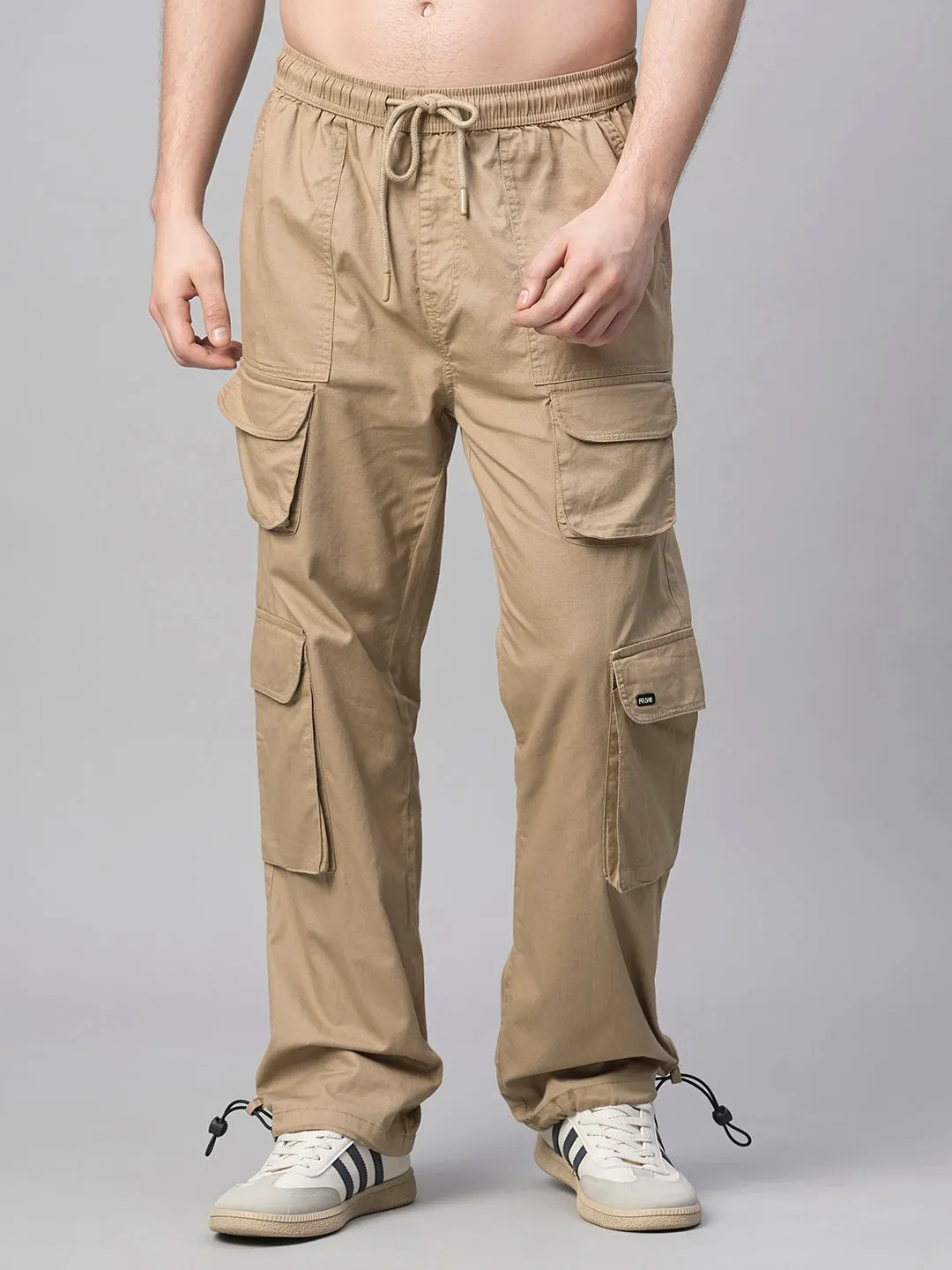 Men Utility Cargo - Khaki