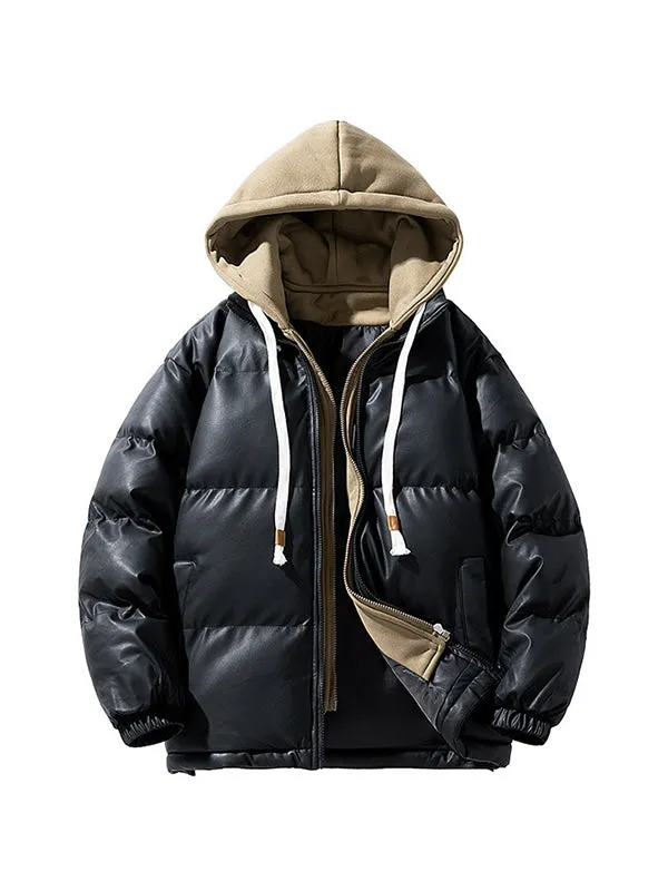 Men's Hooded Thick Down Jacket Coat